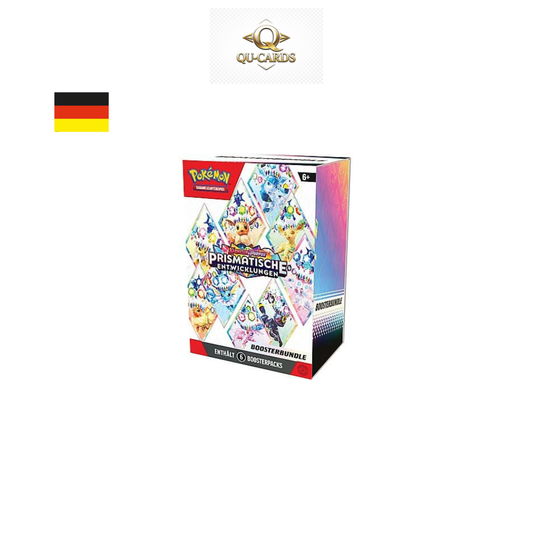 Pokémon TCG – Prismatische Entwicklungen Booster Bundle – Sealed – Deutsch – Neu