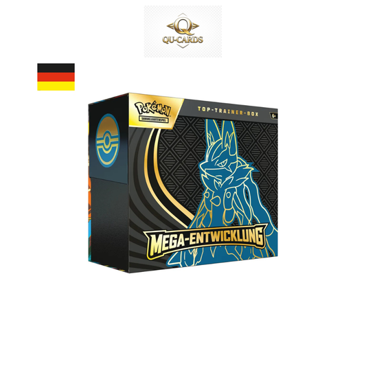 Mega Entwicklung – Lucario Top Trainer Box